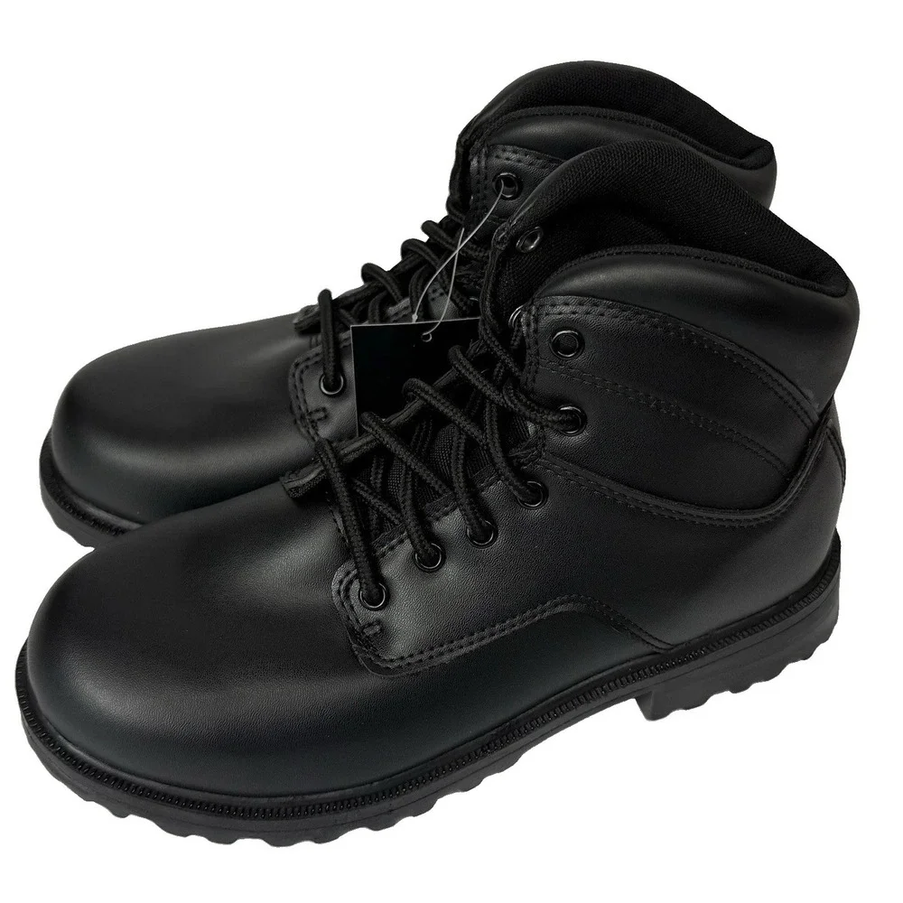NIB Brahma Men's M BR Escott Wide Black Work Boots 7.5W Soft Toe - Picture 3 of 10